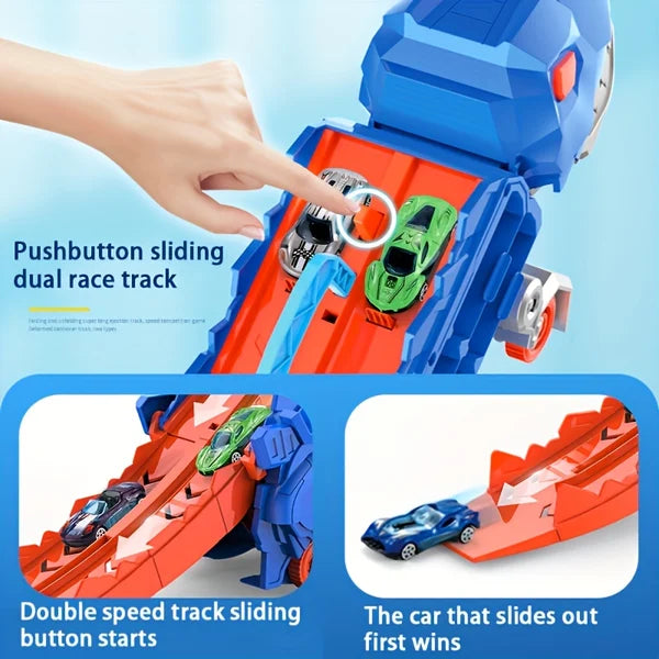 🚗 Transport Dinosaur Truck with Foldable Sliding