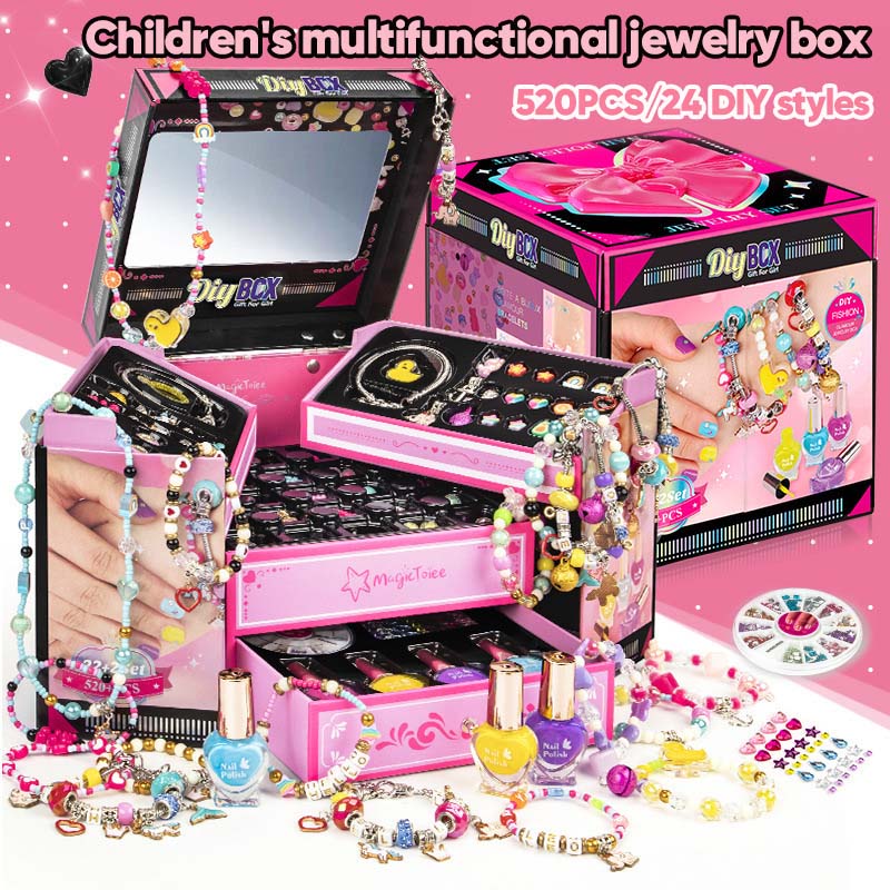 🎅Early Christmas Sale🎁 Girls Charm Bracelet Making Kit